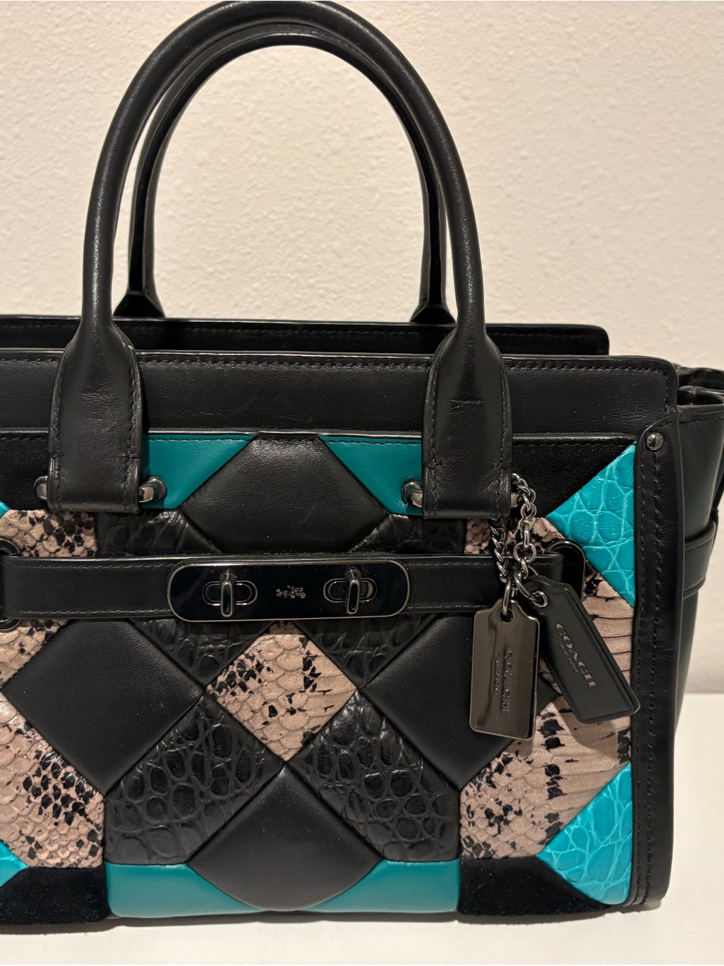 Coach Patchwork Leather Satchel